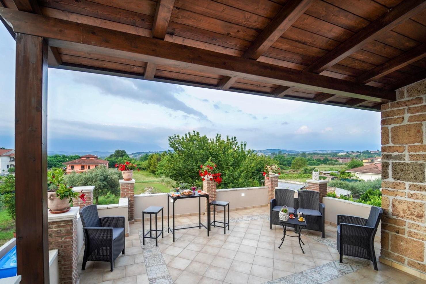 Villa Falcone Alvignano Kültér fotó